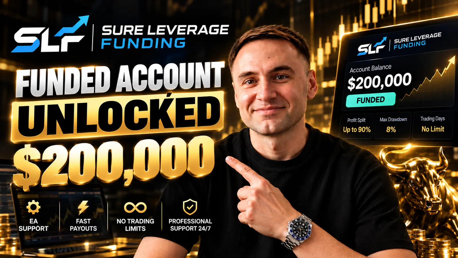 Sure Leverage Funding — funded account buying tutorial